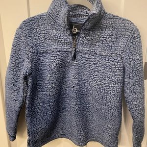 Navy blue BoxerCraft Sherpa pullover